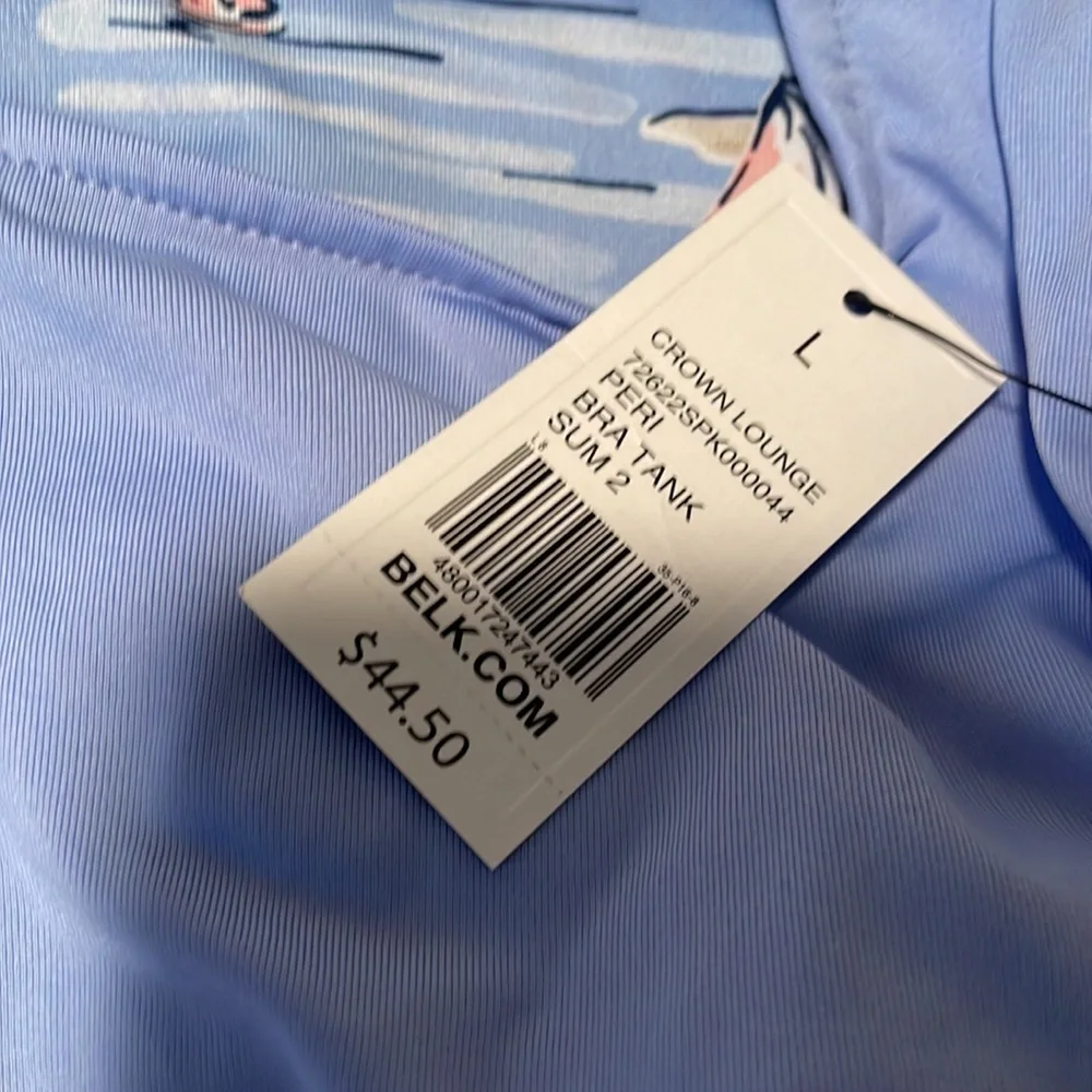 Blue Patterned Women's Activewear Set - Picture 6 of 6